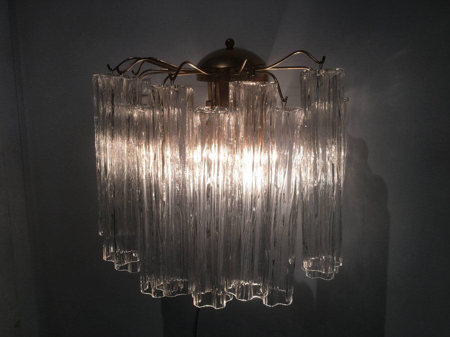 Tronchi Sconces By Toni Zuccheri For Venini, 1970s, Set Of 2 photo for sale