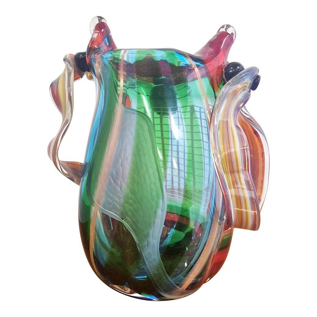 Murano Glass Handbag Sculpture, 1980s photo for sale