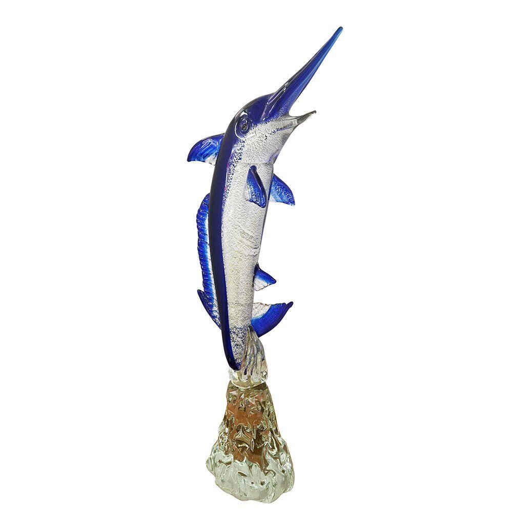 Murano Glass Sculpture Of Swordfish On Base By Alessandro Barbaro, 1980s photo 4463.0