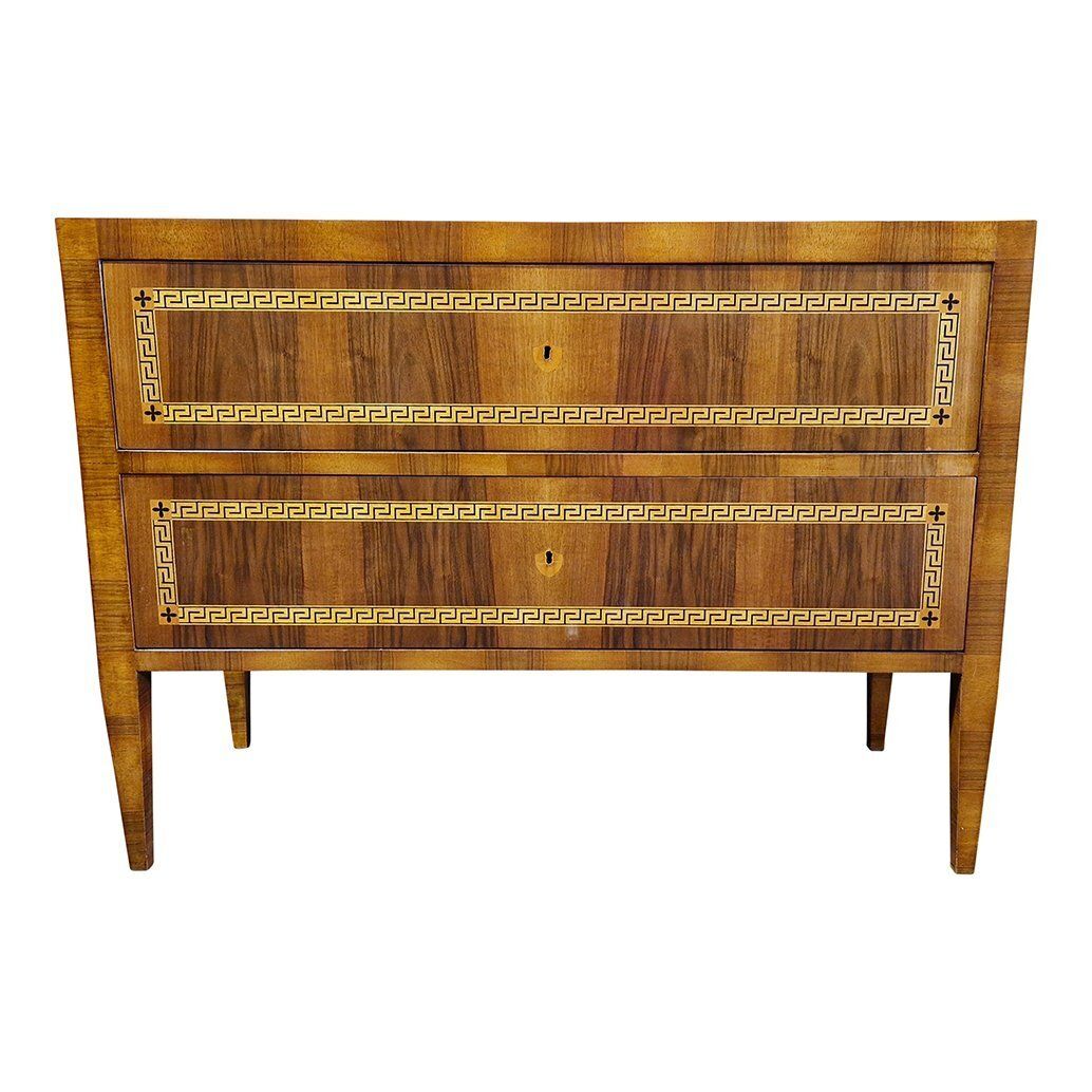 Louis XVI Chest Of Drawers With Two Drawers, 1980s
