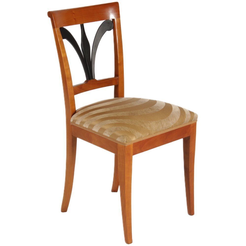 Biedermeier Chairs In Cherrywood, 1920, Set Of 8 photo for sale