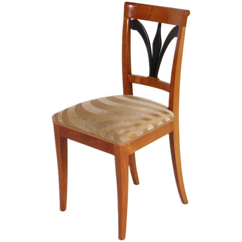 Biedermeier Chairs In Cherrywood, 1920, Set Of 8 photo vinterior