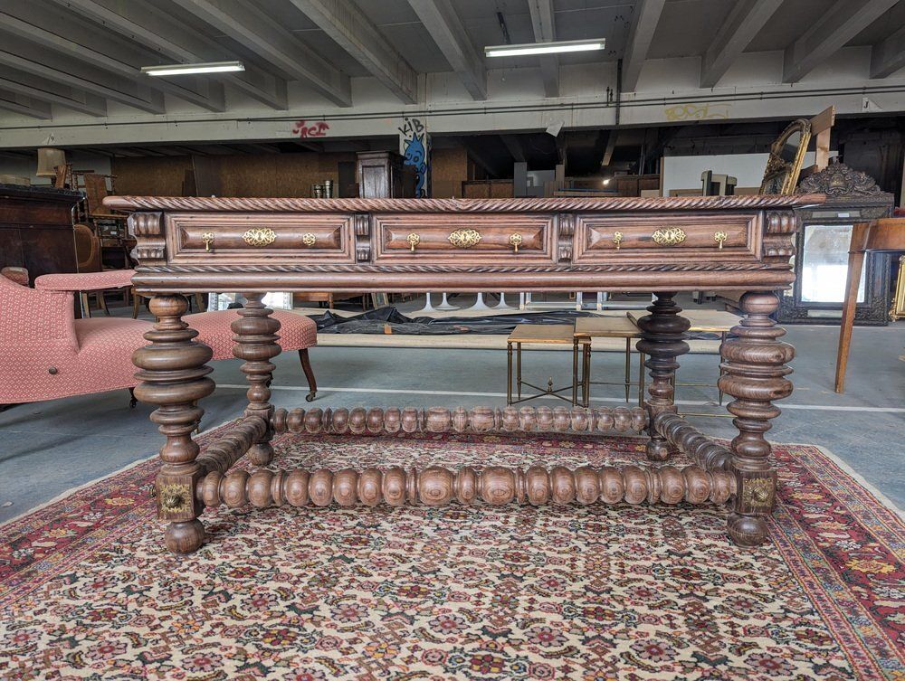 Portuguese Rosewood Coffee Table, 19th Century photo furniture