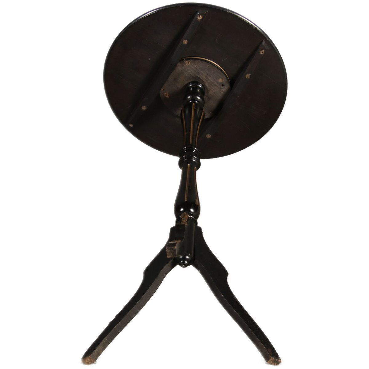 photo furniture Small Antique Flower Side Table, 19th Century