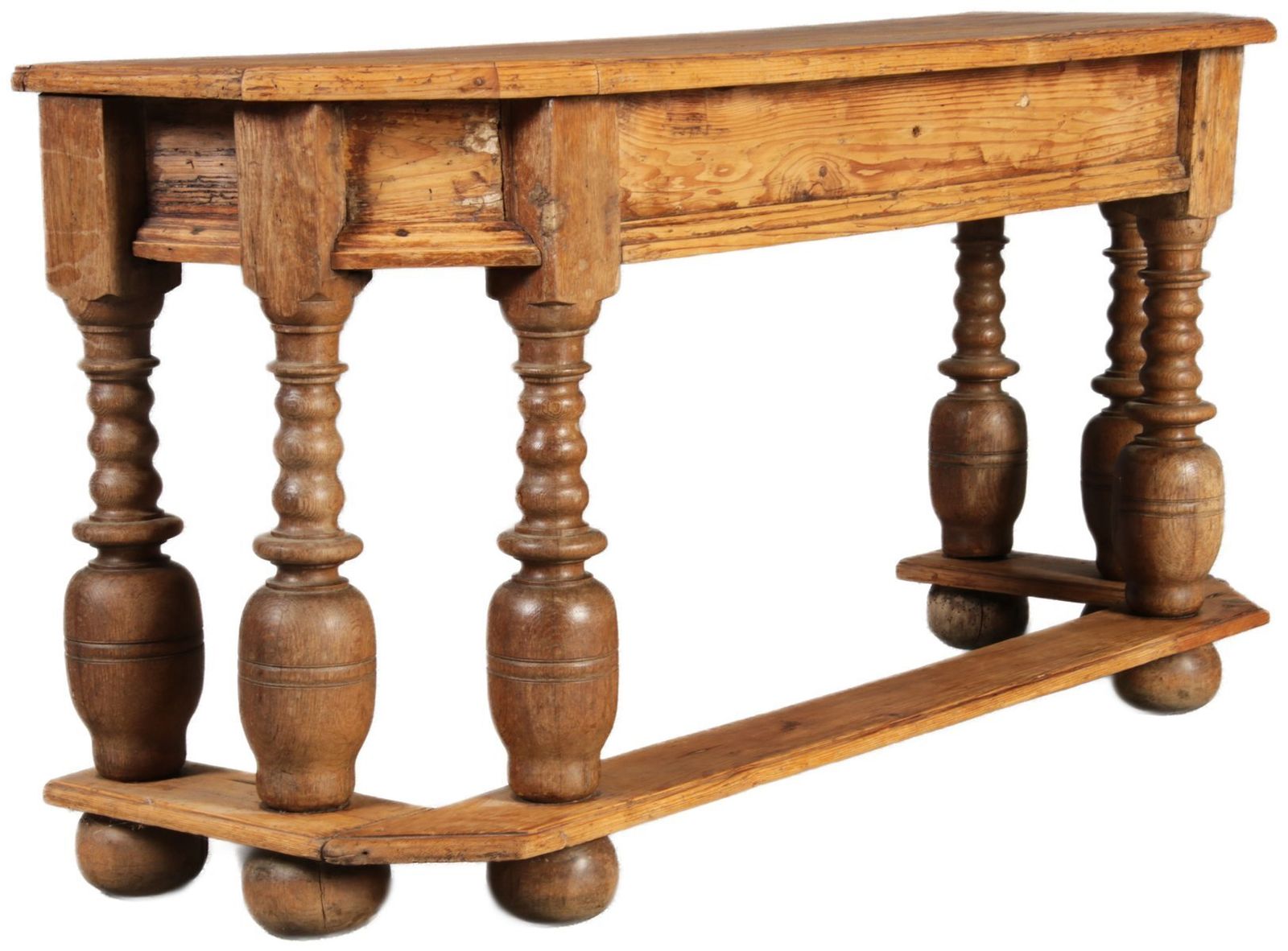 Antique Softwood Side Table And Flower Stand
16th 17th Century, 1600 photo Furniture