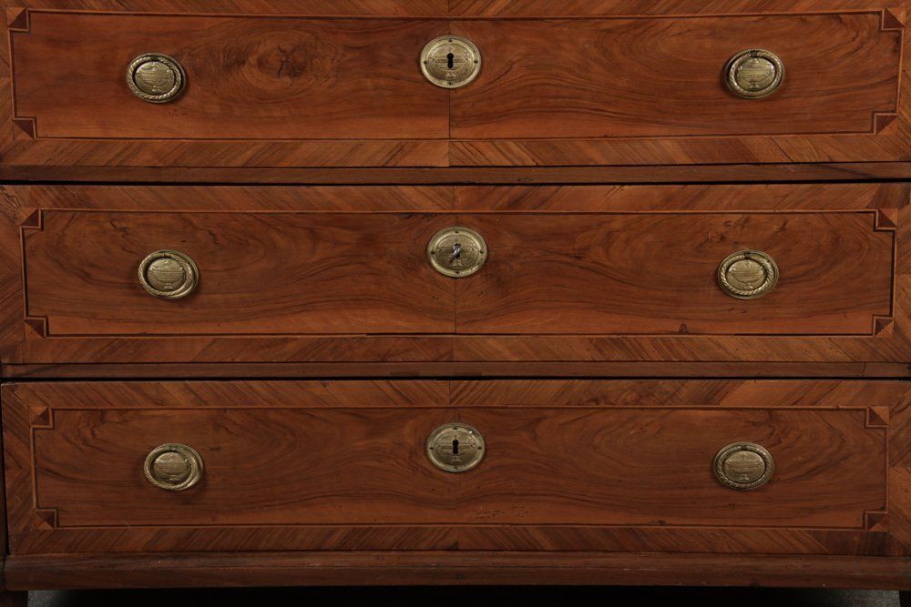 photo buy Antique Louis XVI Commode In Walnut, 1780