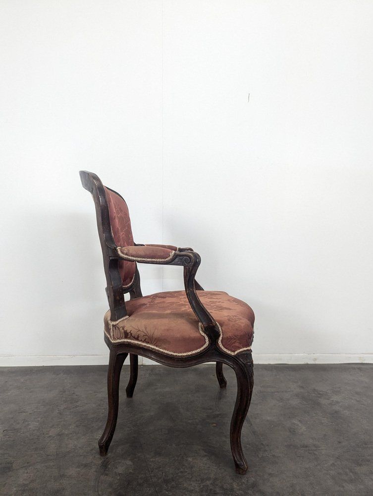 Louis XV Oak Armchairs, Set Of 2 photo for sale