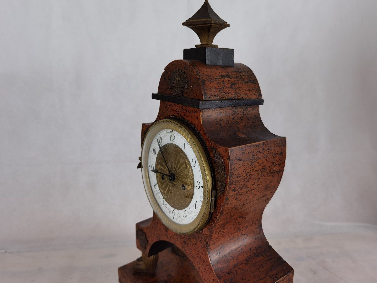 photo furniture Biedermeier Clock By Franz Hochhoffer, Vienna, Austria, 1820s