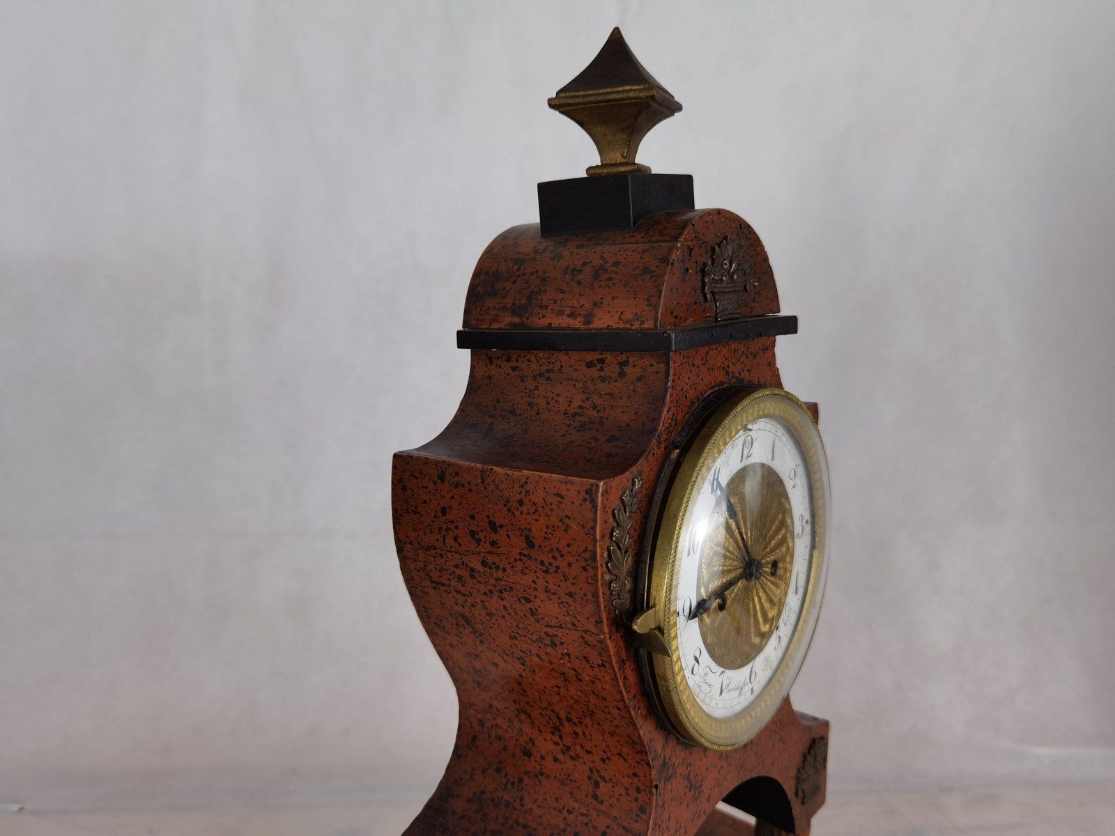 Home Decor Biedermeier Clock By Franz Hochhoffer, Vienna, Austria, 1820s photo
