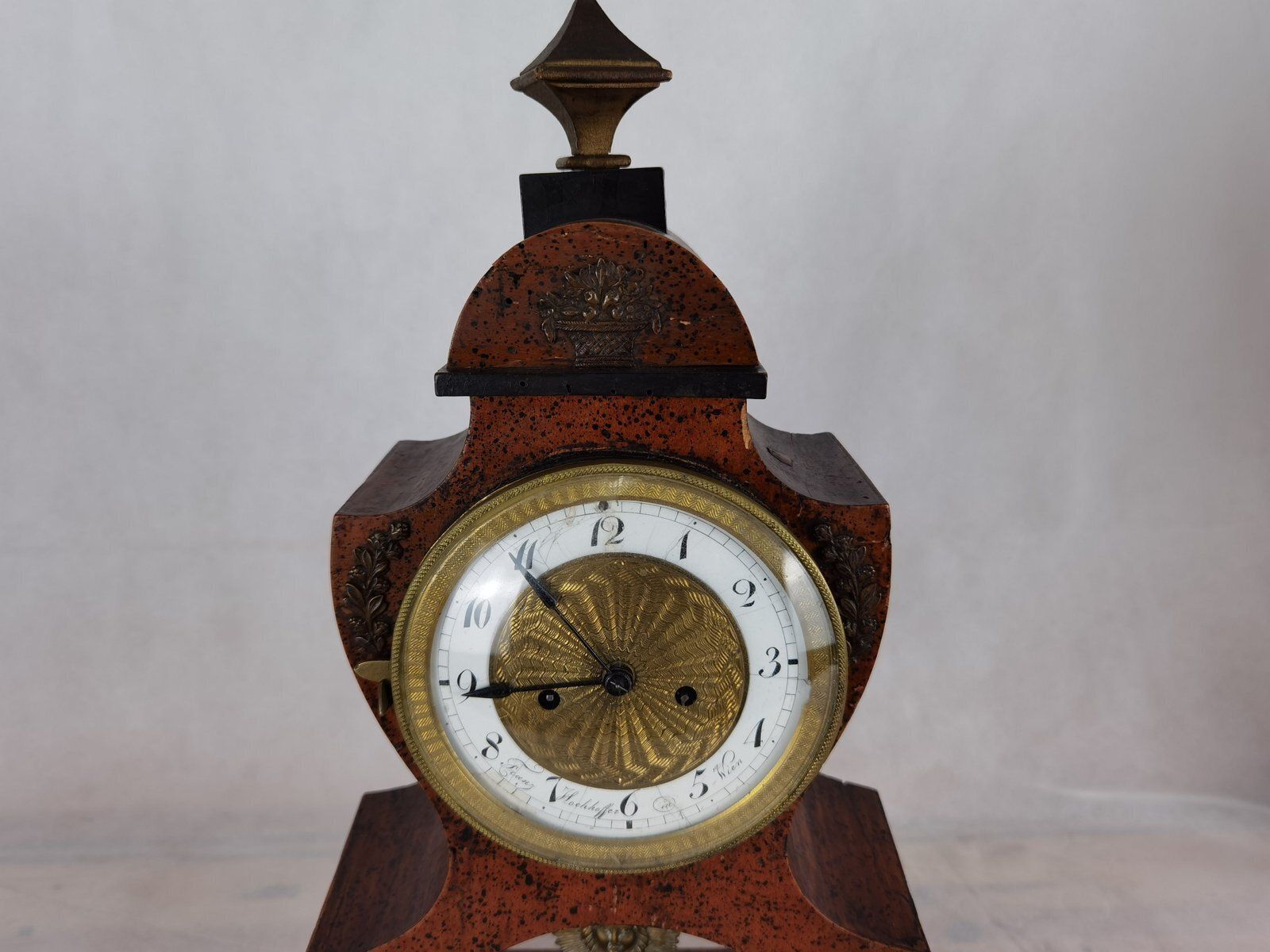 1752.0 Biedermeier Clock By Franz Hochhoffer, Vienna, Austria, 1820s photo