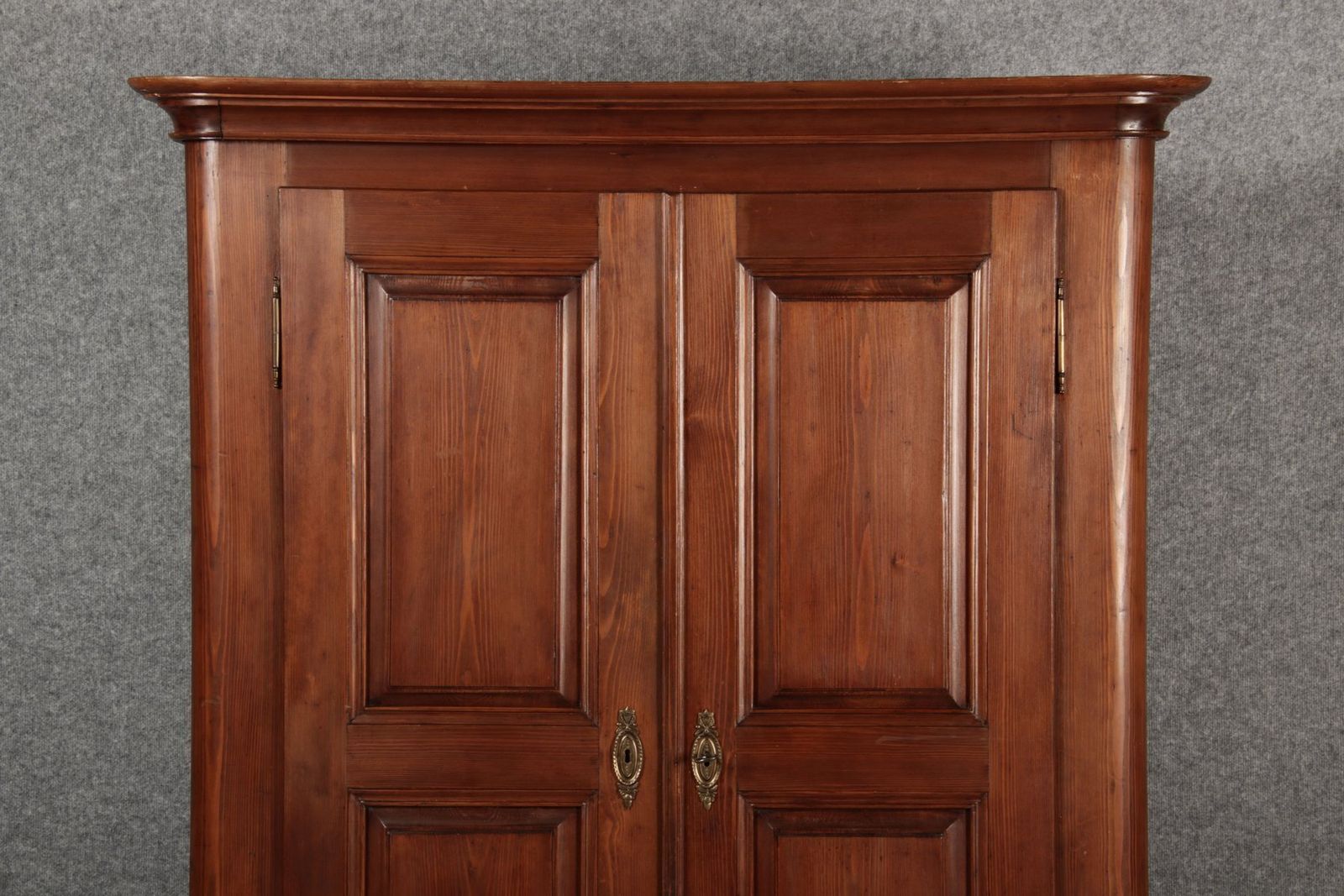 19th Century Biedermeier Stained Walnut Softwood Cabinet, 1840s photo 974.0