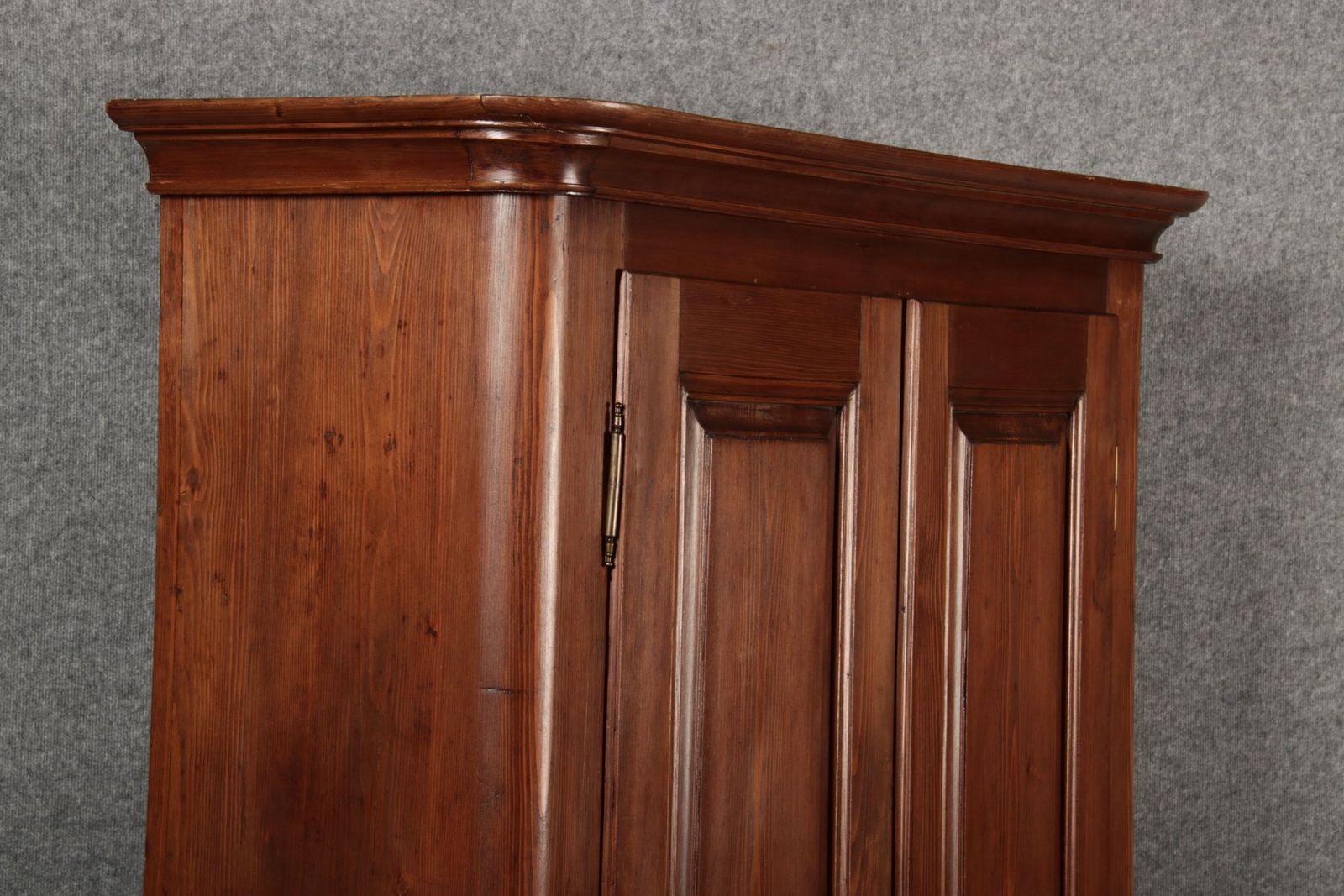 photo vintage 19th Century Biedermeier Stained Walnut Softwood Cabinet, 1840s