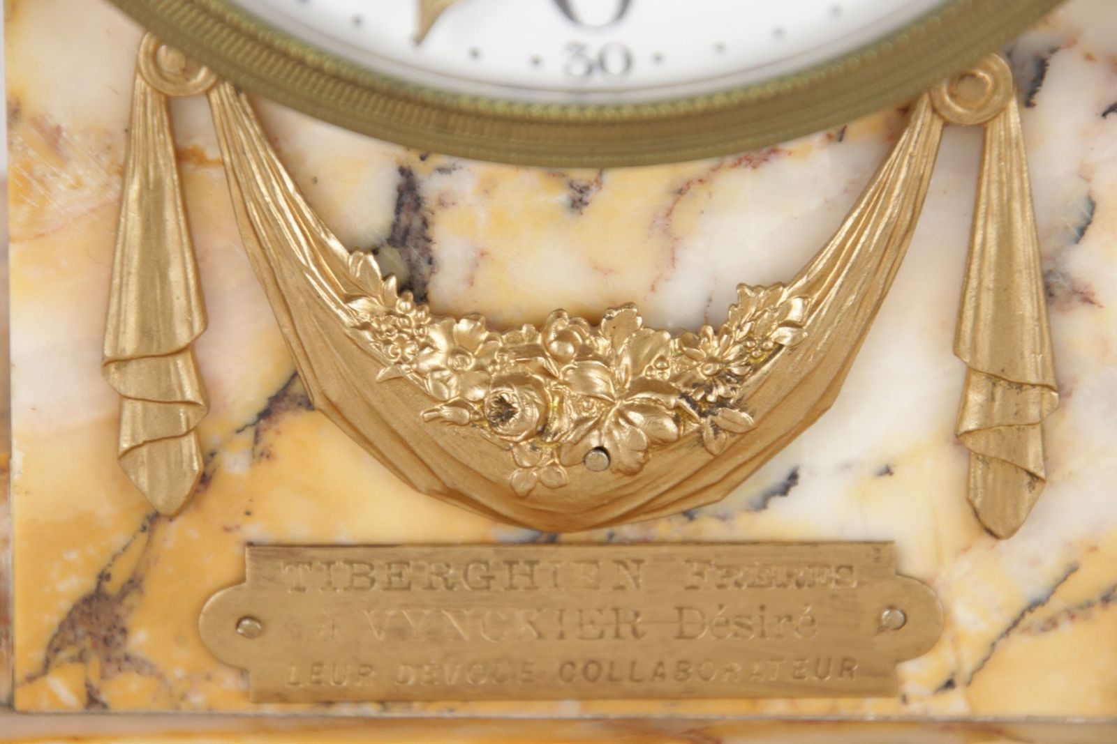 1307.0 French Pendulum Mantel Clock, 1880s photo