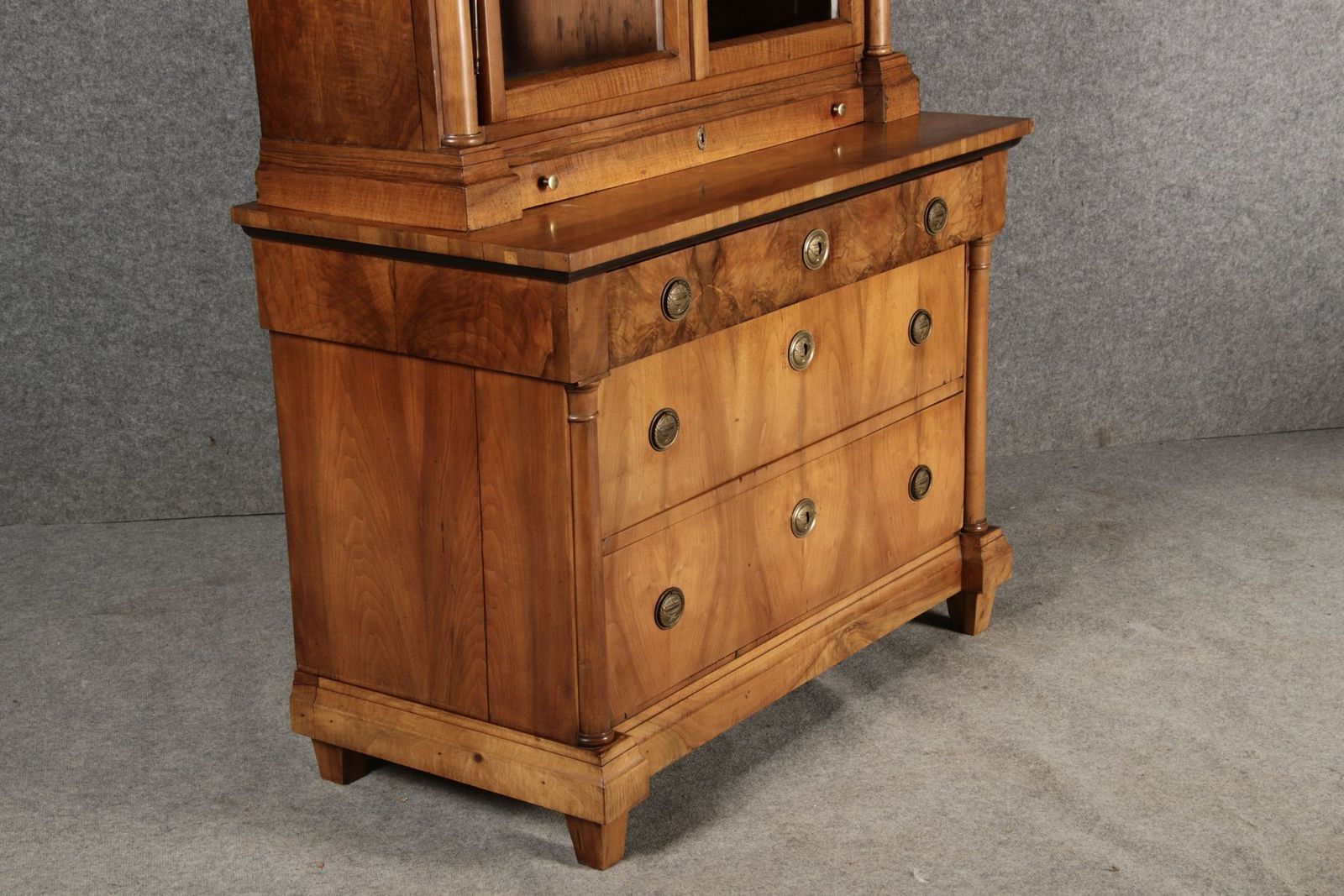 Biedermeier Top Display Cabinet In Walnutm Southern Germany photo buy
