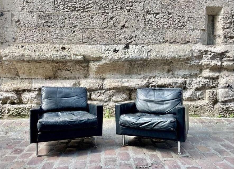 Set Of Lounge Chairs By George Nelson photo for sale
