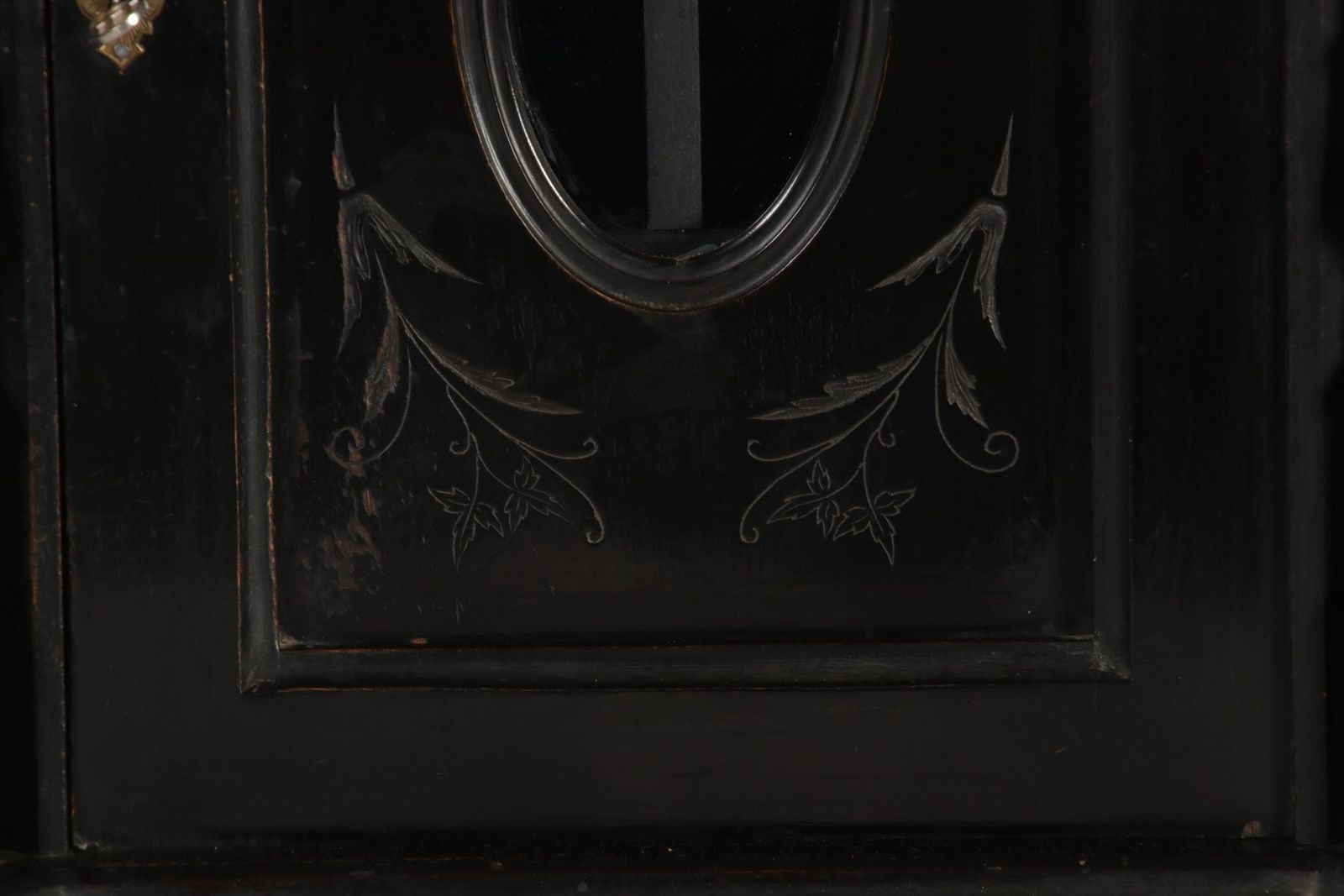 Antique Art Nouveau Wall Cabinet, 1900s photo vintage