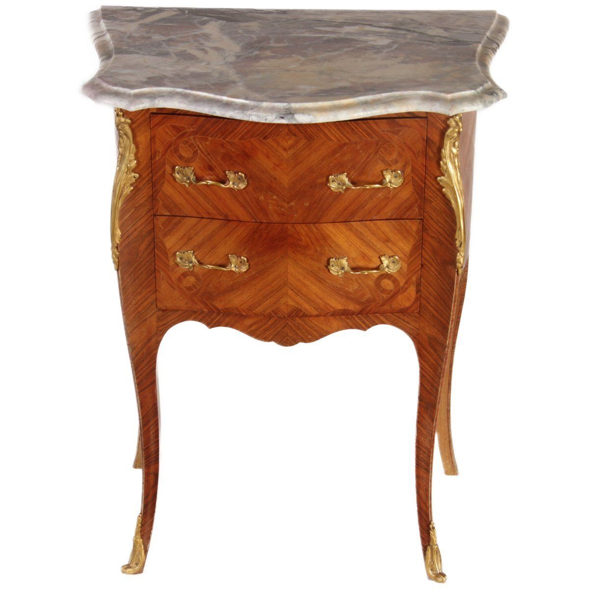 Antique Small Rococo Chest Of Drawers, 1940