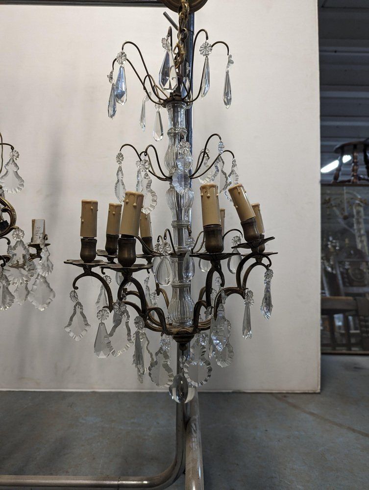 Louis XV Style Pampilles Cage Chandelier photo Lighting