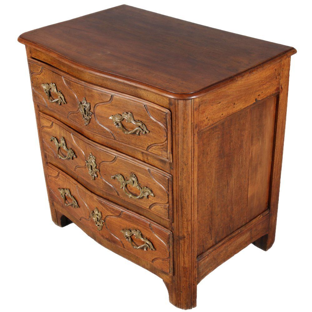 Small Antique Baroque 18th Century Walnut Dresser photo for sale