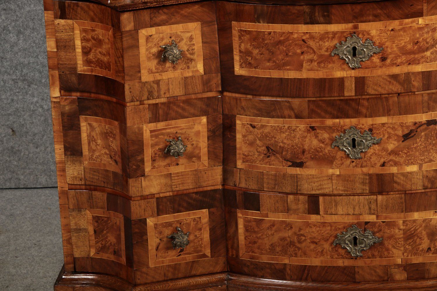 photo for sale 18th Century Baroque Secretary Walnut Veneer Vienna Austria, 1710s