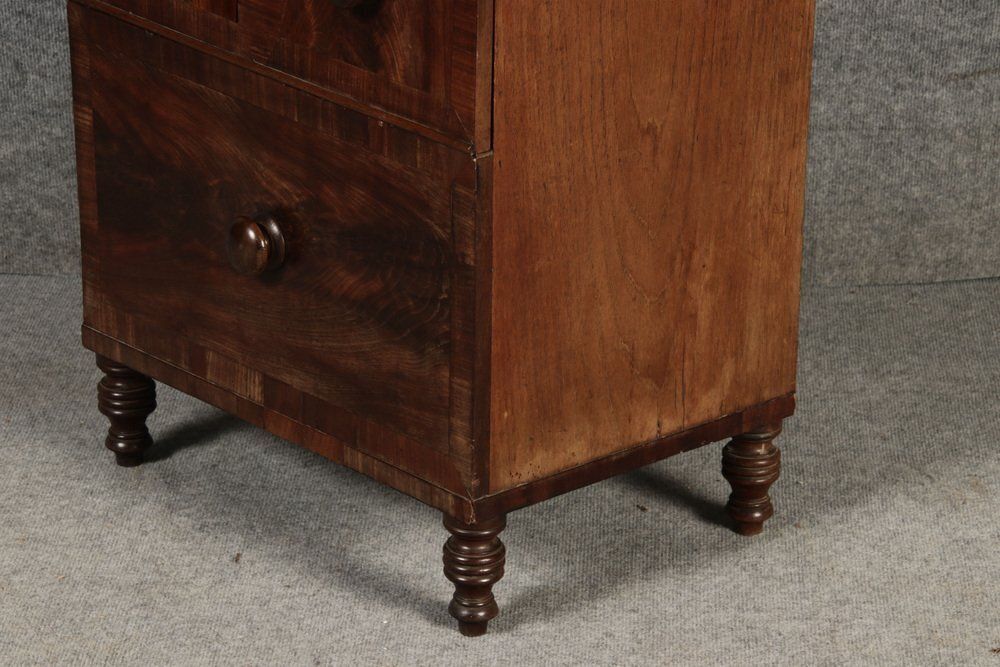 Small Antique English House Bar In Mahogany, 1840 photo vintage