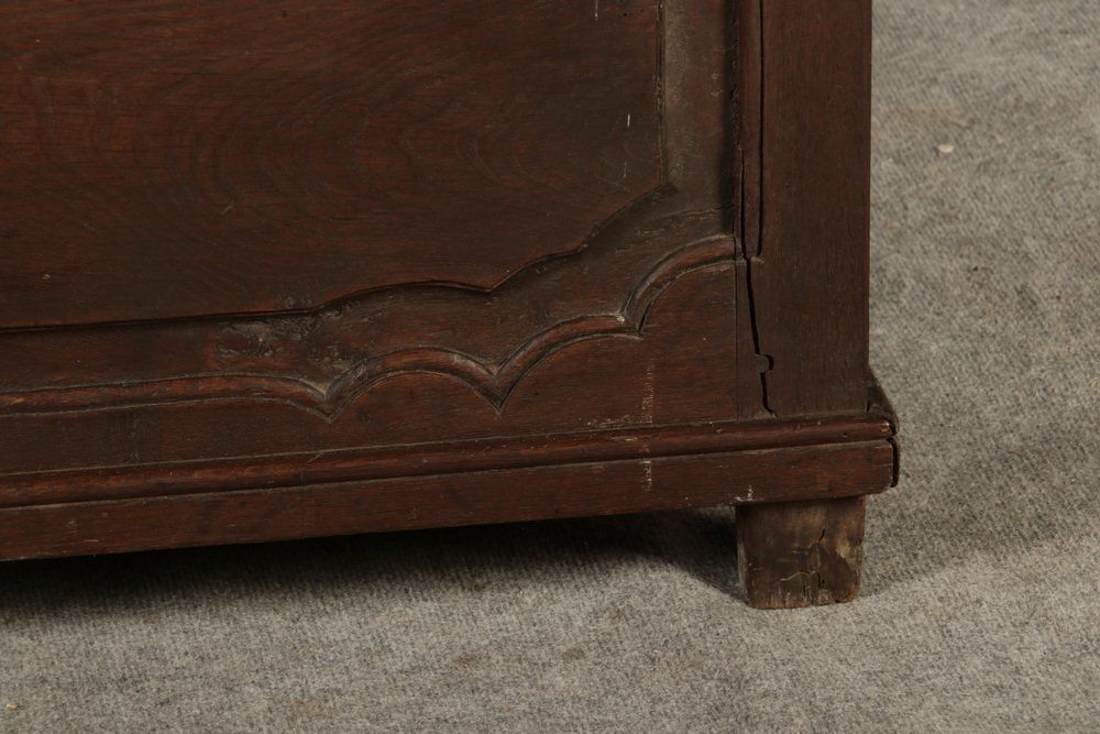Antique Rococo Baroque Chest In Oak, 1770 photo vinterior
