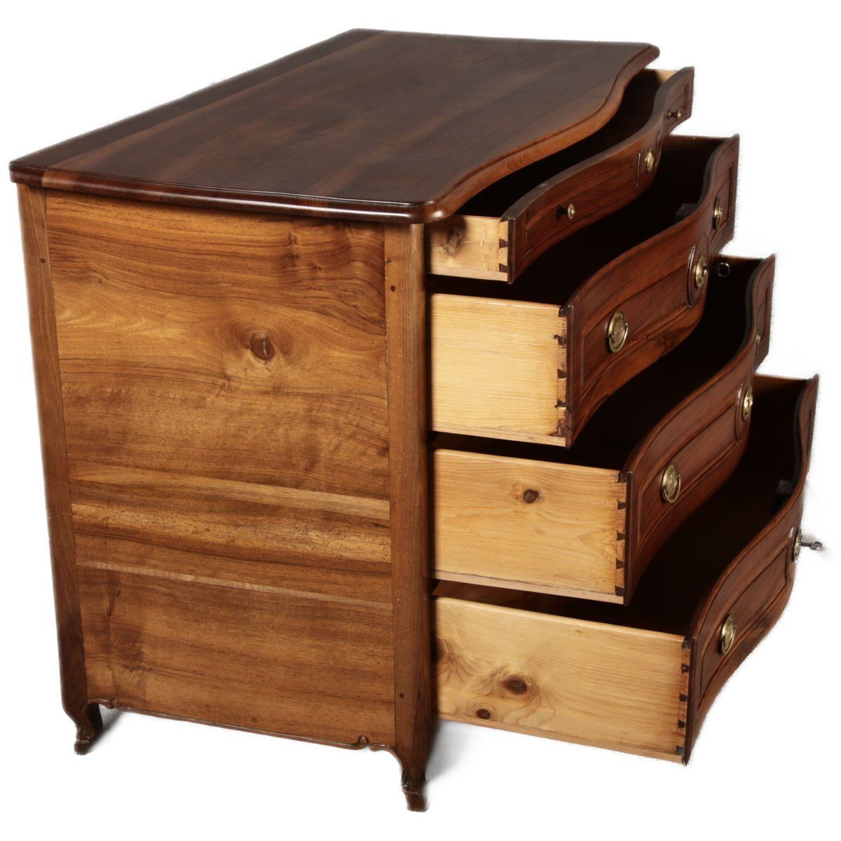 18th Century Baroque Chest Of Drawers In Walnut, 1760s photo Furniture