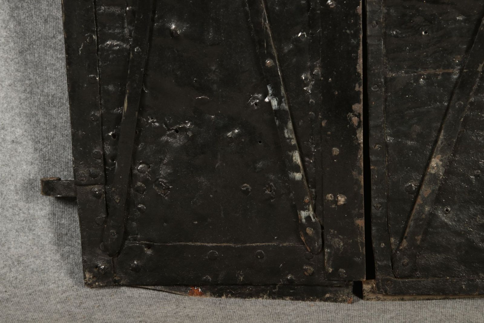 photo for sale 16th Century Two Leaf Iron Door, 1600s