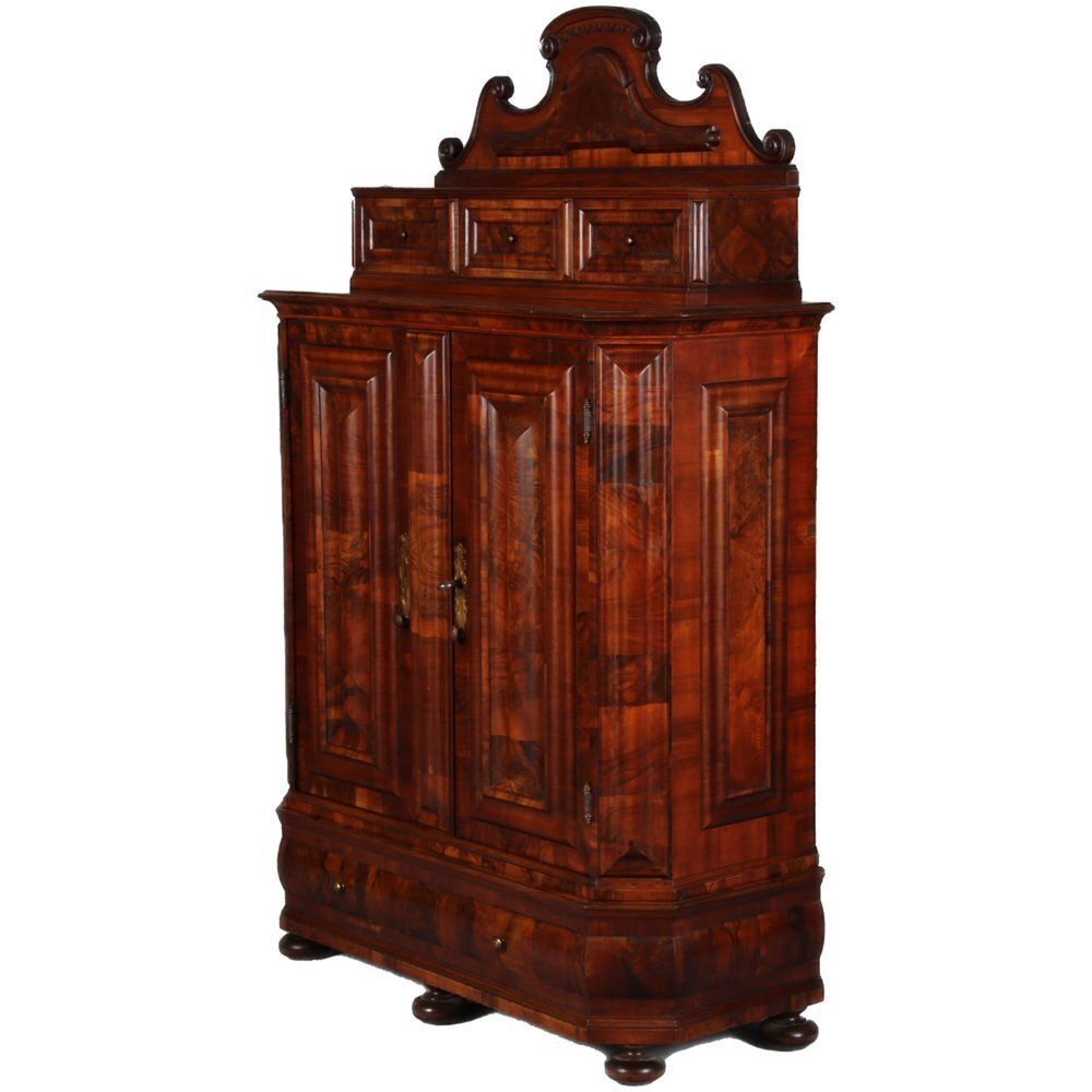 Baroque Cabinet In Walnut, Frankfurt, Germany, 18th Century photo for sale