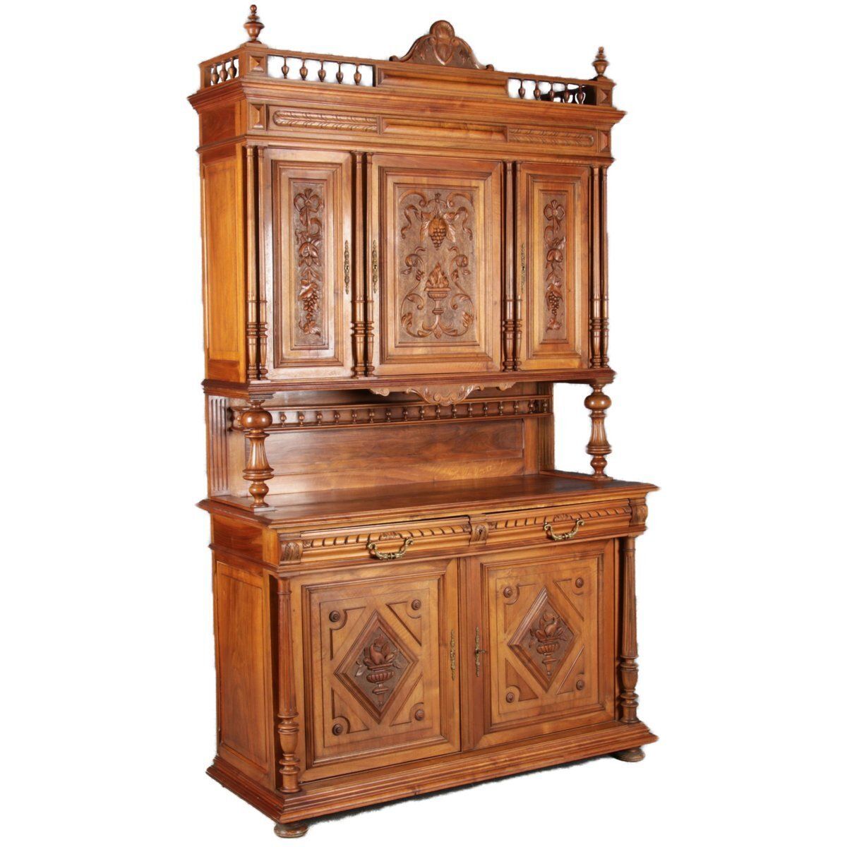 Antique Historicism Buffet In Walnut, 19th Century photo furniture