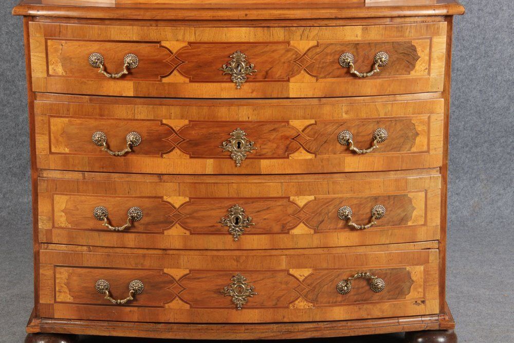 Baroque Secretaire In Walnut, 18th Century photo buy