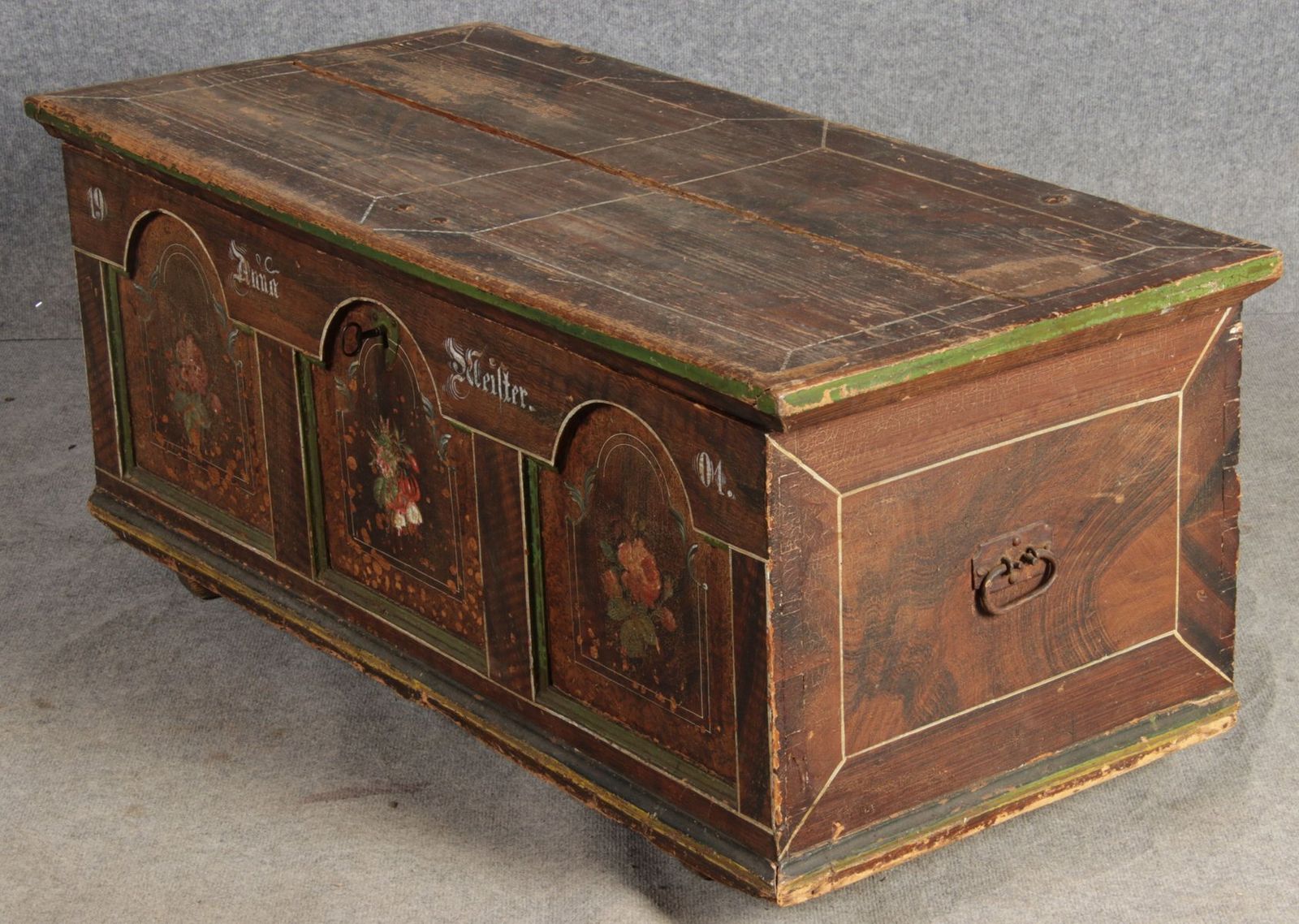 photo furniture Antique Bevelled Softwood Chest, 1900