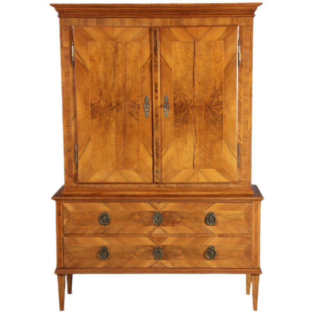 Antique Baroque Cabinet Inn Walnut, 1780