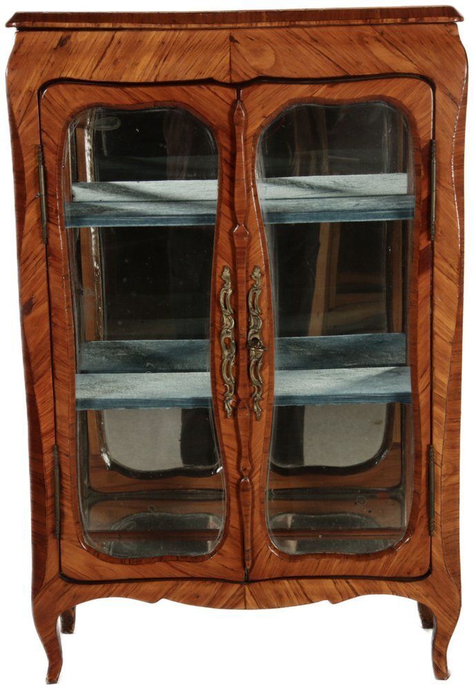 Antique French Baroque Showcase, 1850