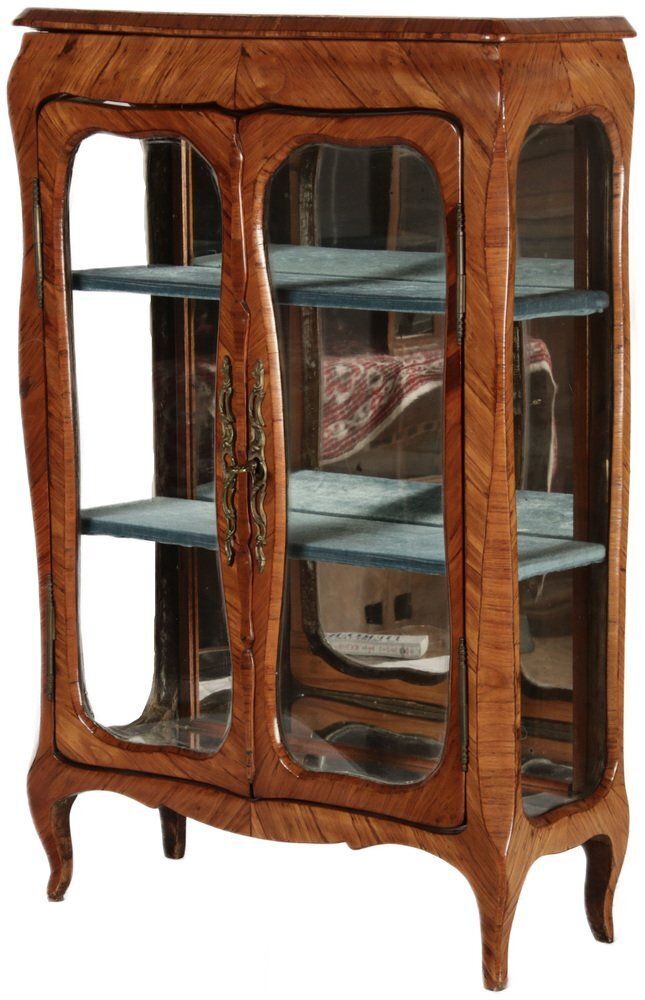 Antique French Baroque Showcase, 1850 photo for sale
