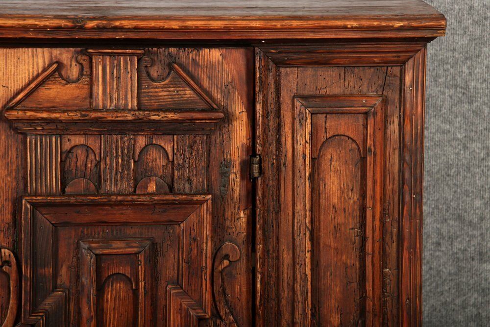 Baroque Renaissance Facades Half Cabinet, 17 Century photo vinterior