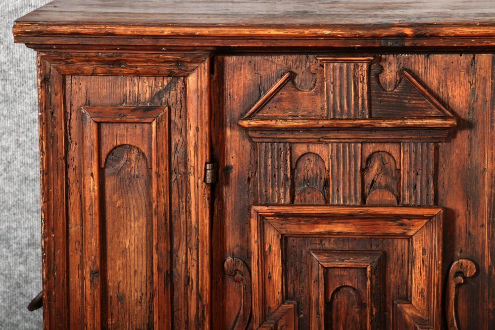 Baroque Renaissance Facades Half Cabinet, 17 Century photo buy