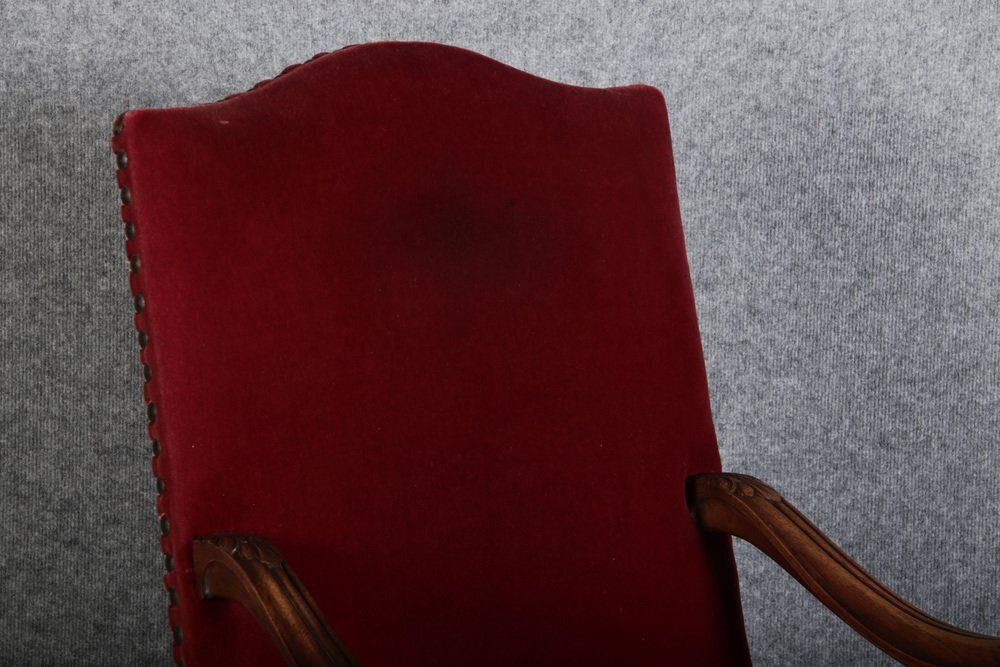 Antique Baroque Armchair In Walnut, 1880 photo buy