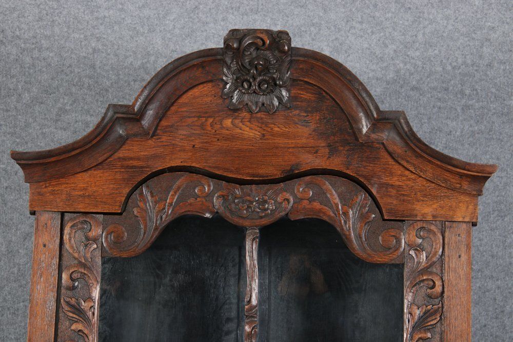 19 Century Baroque Showcase In Oak, 1800s photo 1863.0