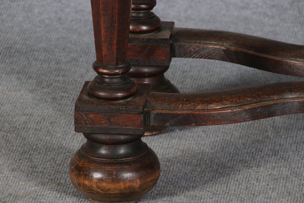 1863.0 19 Century Baroque Showcase In Oak, 1800s photo