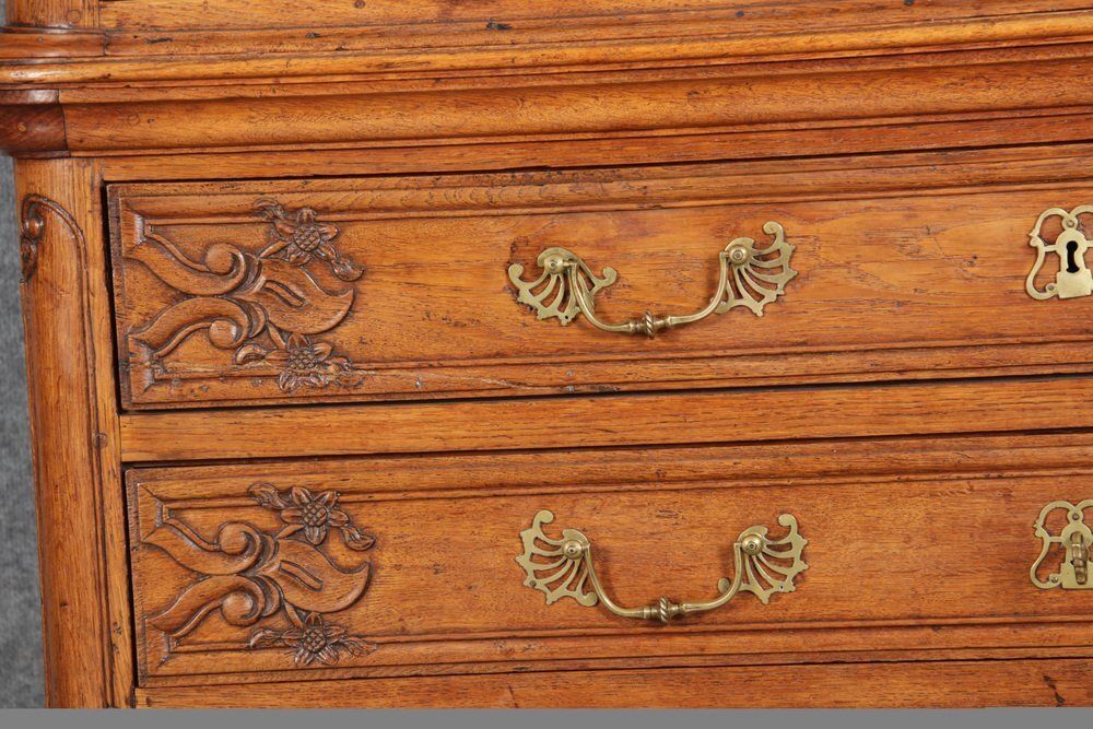 photo furniture Baroque Showcase Secretaire In Oak, 1760s
