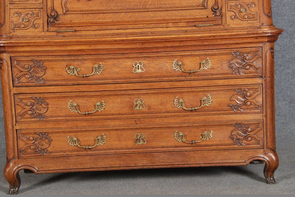 photo for sale Baroque Showcase Secretaire In Oak, 1760s