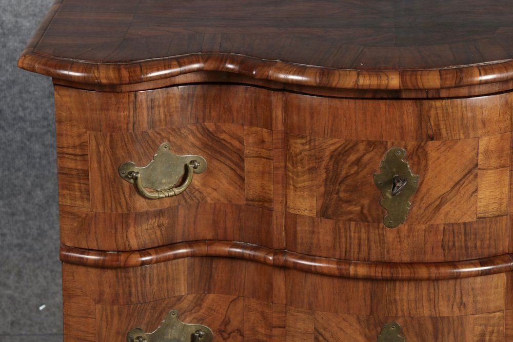 photo buy Small Baroque Chest Of Drawers In Walnut, 1750s