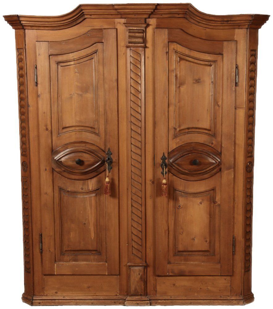 Antique Baroque Louis Sieze Cabinet, 1800s