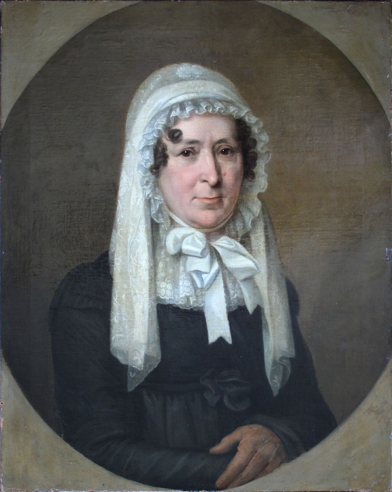 Empire Portrait Portrait Of An Elegant Lady Unsigned Circa 1800/1820 photo buy
