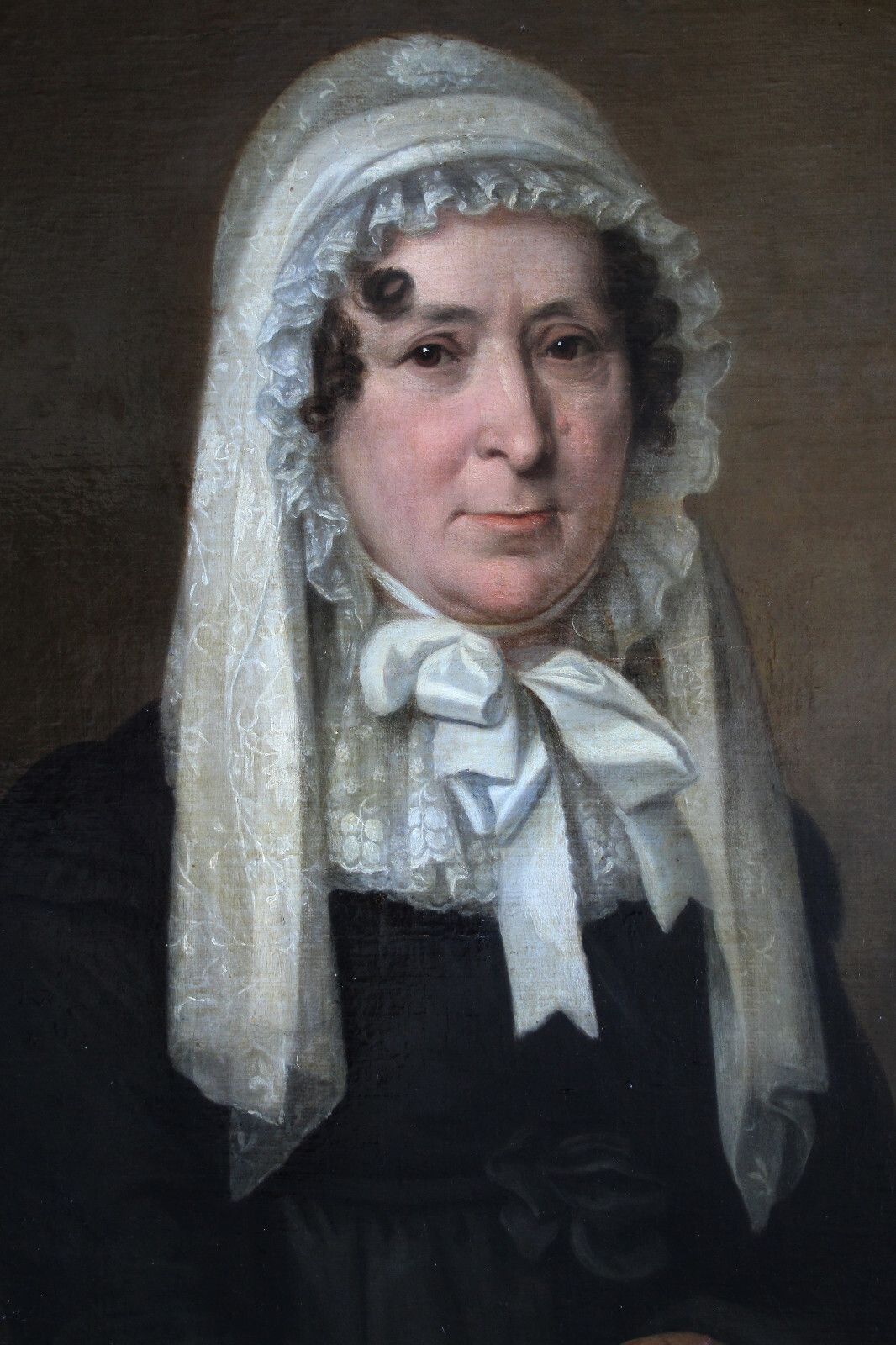 photo furniture Empire Portrait Portrait Of An Elegant Lady Unsigned Circa 1800/1820