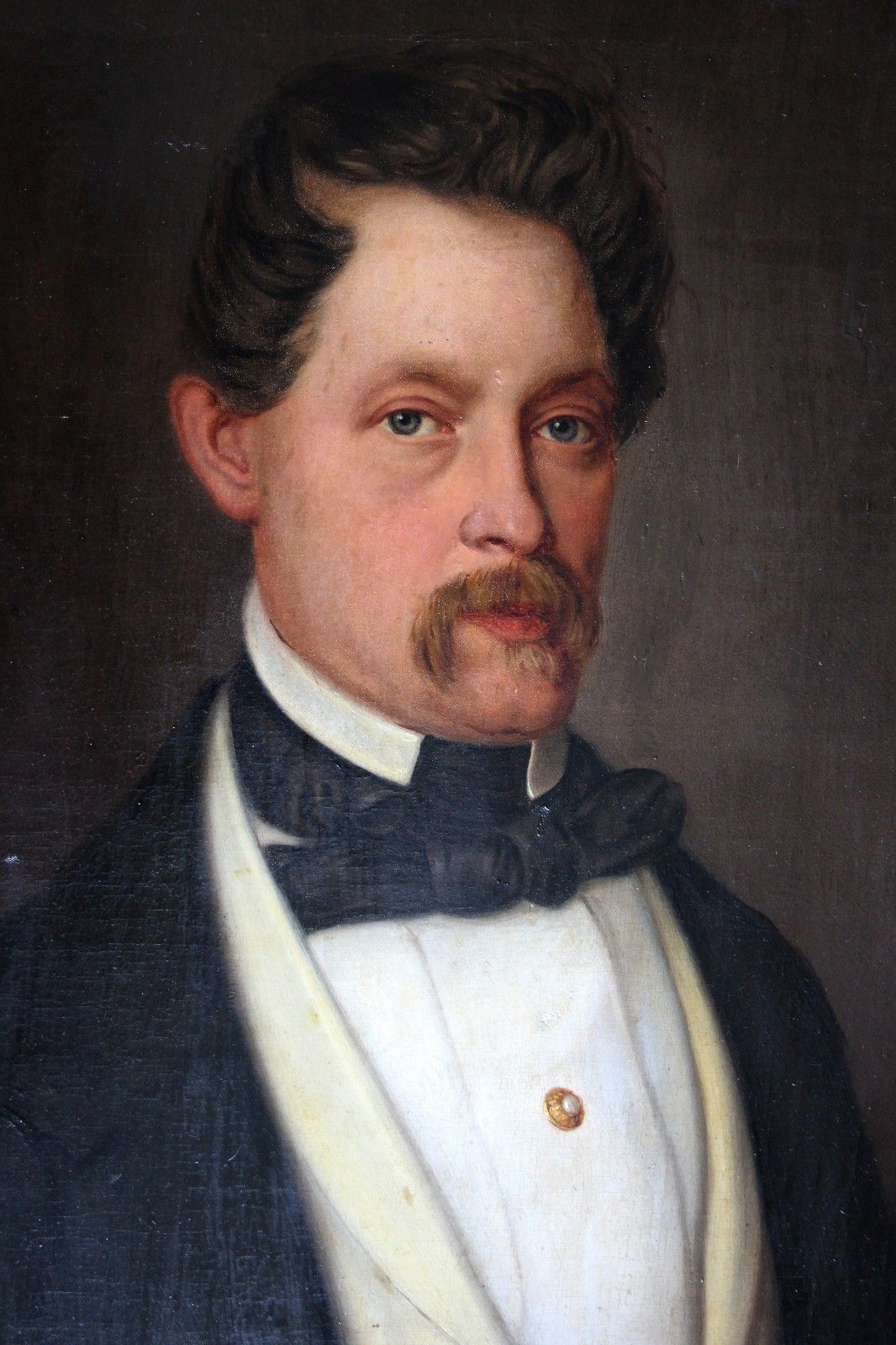 photo for sale Biedermeier Portrait Of An Elegant Gentleman Man Portrait 19th Century Circa 1840