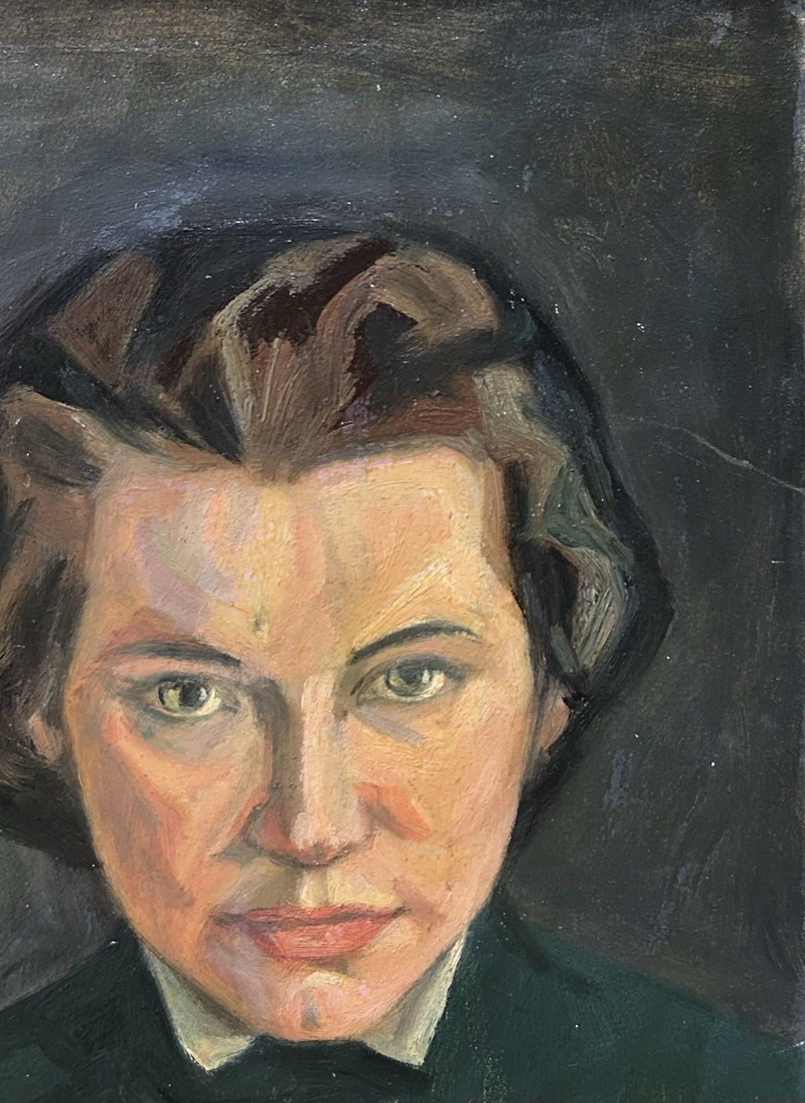 Original Antique Oil Painting, Female Portrait, Fine Art, Signed, Framed photo for sale