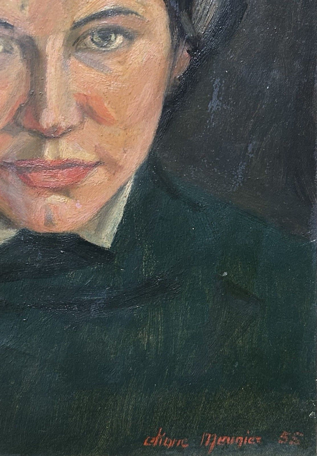 Original Antique Oil Painting, Female Portrait, Fine Art, Signed, Framed photo 3000.0