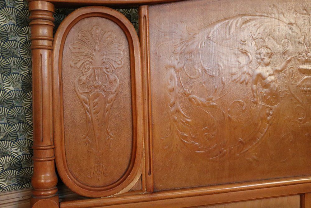 Art Nouveau Bentwood Bed By Jacob & Josef Kohn For Thonet, 1904 photo Furniture